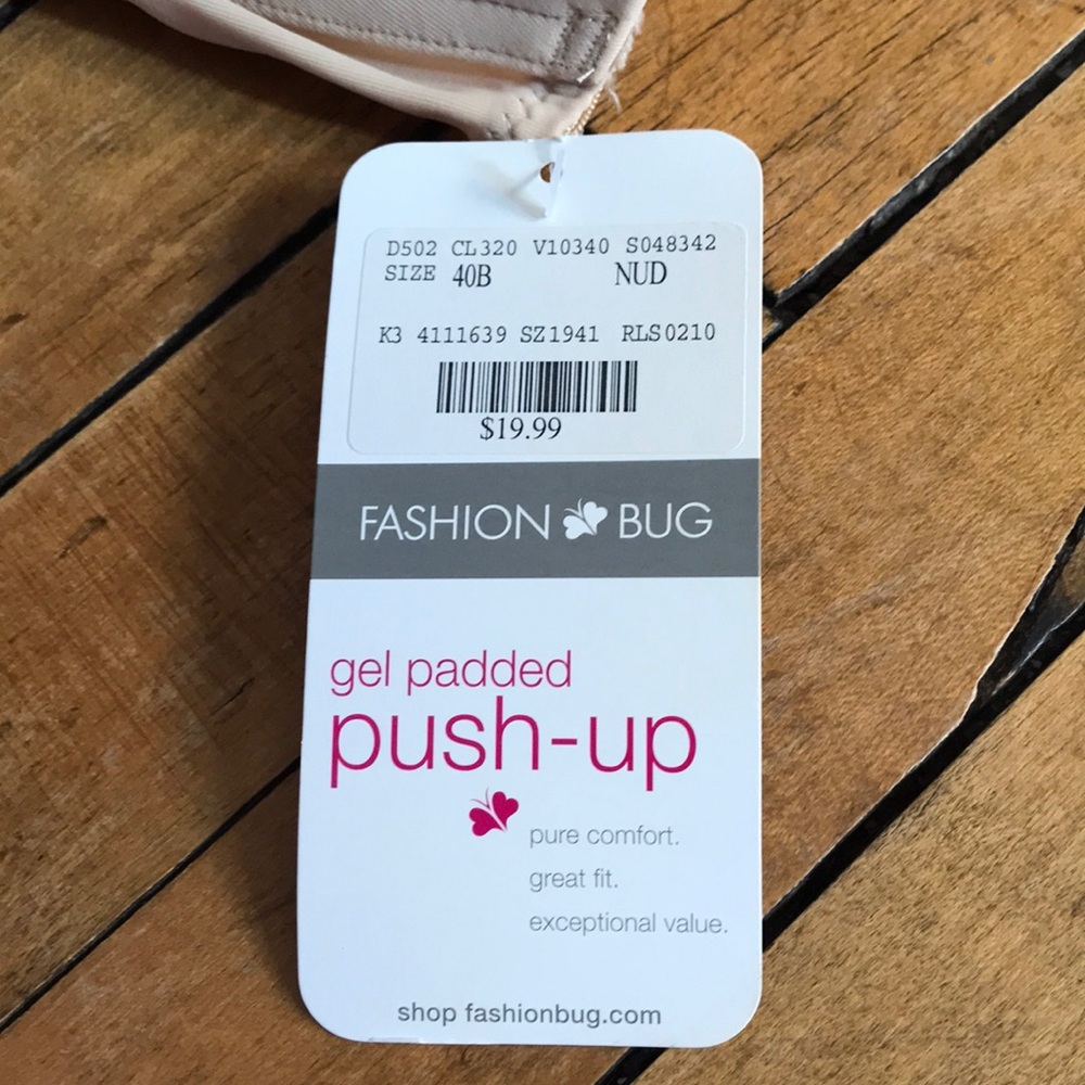 Fashion Bug Soft Cream Bra - Picture 5 of 6